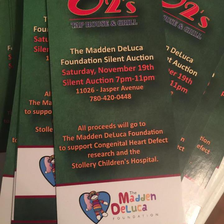 TIcket for the Madden Deluca Fdn Silent Auction